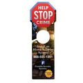 Plastic Door Hanger, Stop Sign